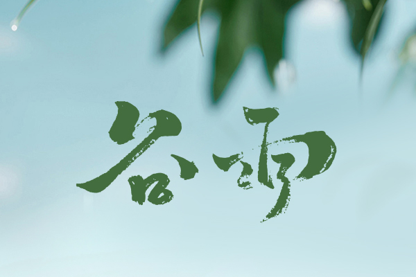 谷雨時節(jié)｜以春之尾韻，寄夏之初愿